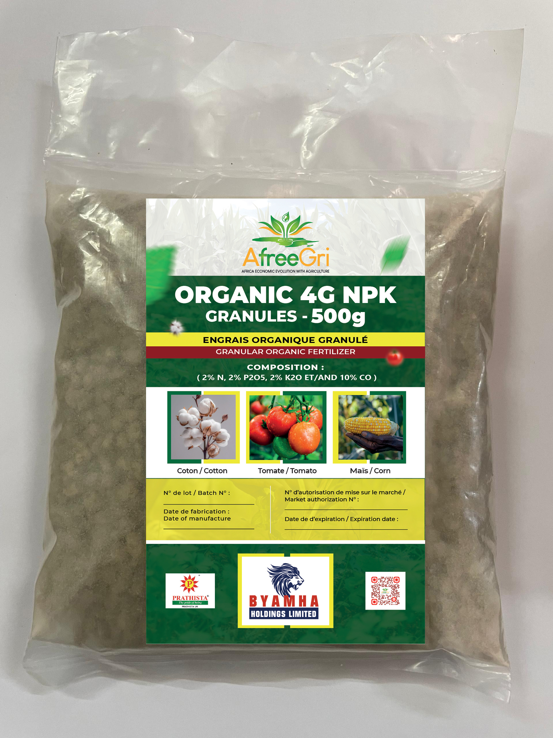 Afreegri ORGANIC 4G NPK
